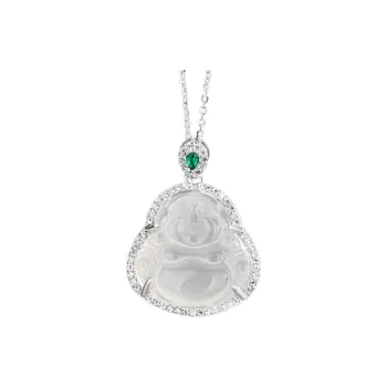 JKEM Chalcedony Necklaces Unisex