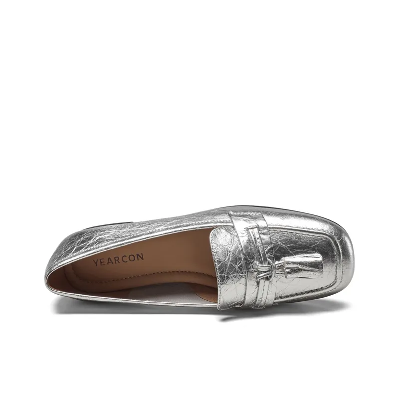 YEARCON Loafers Women's Silver-6