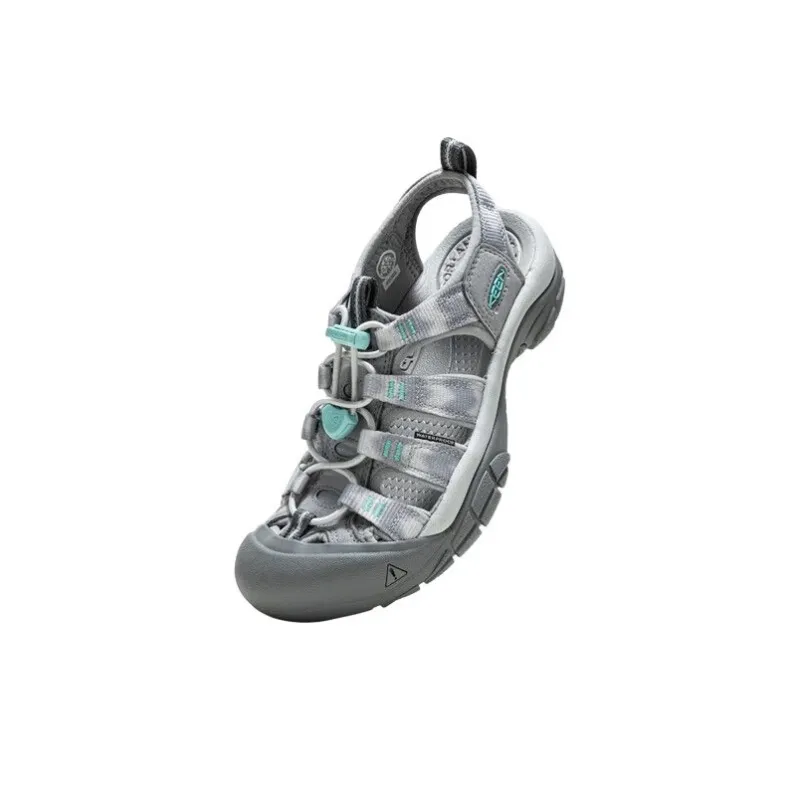 KEEN Newport H2 Abrasion Resistant River Trekking Shoes Women's Silver Gray-2