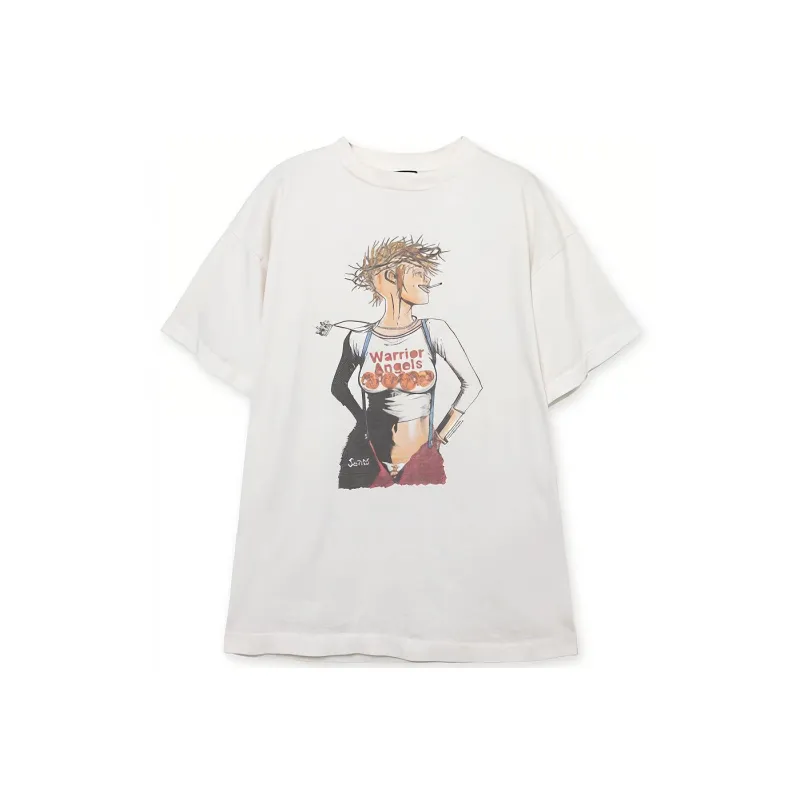 Saint Michael Punk Girl T shirt-0