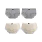 M1747-D Set-Sweetheart Polka Dot-Gray+Gray+Custard+Custard (4 Pack)