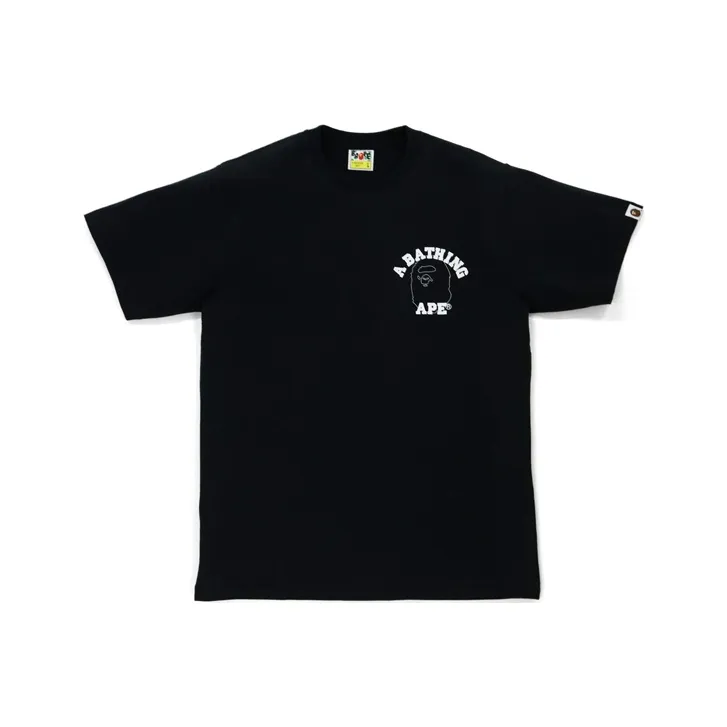 Bape Line 1st Camo Face Over College Tee-0