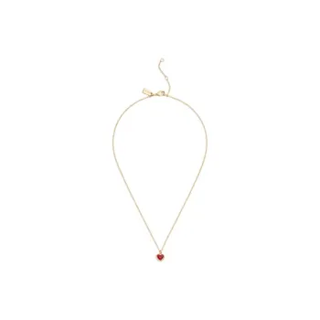 COACH Brass Plated, Glass, Cubic Zircon, Crystal Necklaces Women's Gold