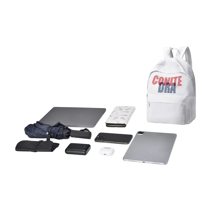DRACONITE Polyester Backpack Laptop Bags Unisex White-16