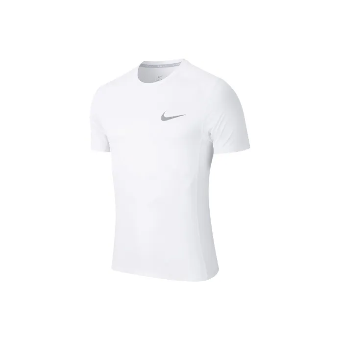 Nike MILER T Shirts Men White-0