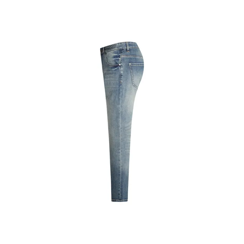 MANGANO Jeans Men's Denim Blue Includes Brand Shopping Bag-3