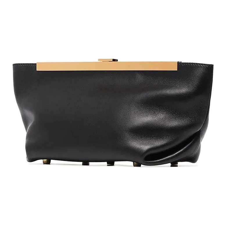 KHAITE Calfskin Clutch Women's Black-1