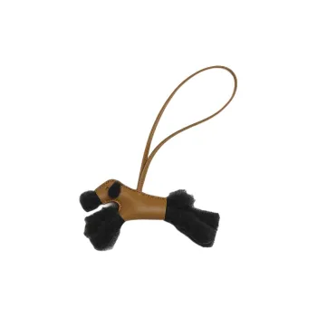 HERMES Merino Wool, Lambskin Pendants Women's Black