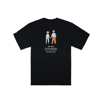New Balance x ZERO PER ZERO Set in Sleeve T Shirt Men's Black