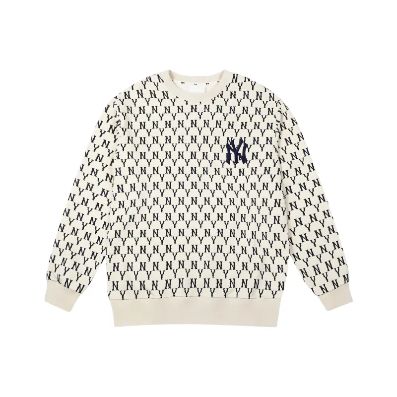 MLB New York Yankees Sweatshirts Unisex White-0