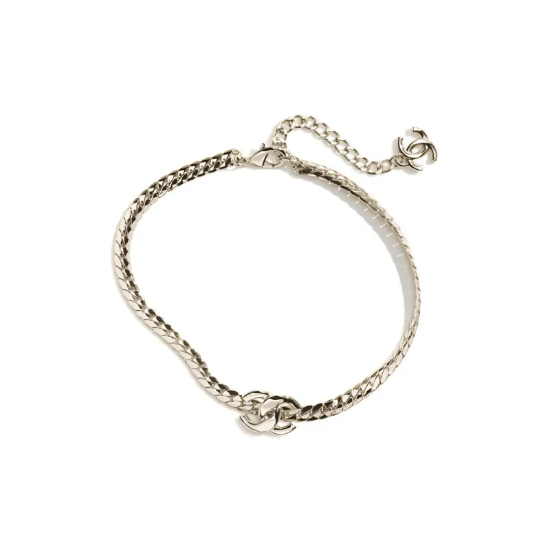 CHANEL Metal Necklaces Women's Gold-1