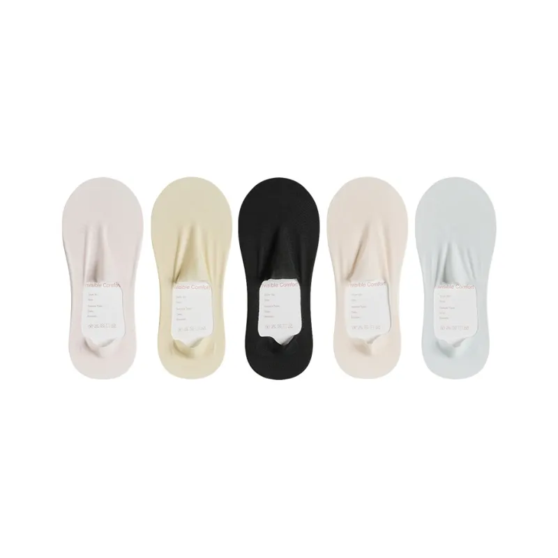 Caramella No Show Socks Women's 5 Pack-30