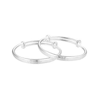 SINO GEM 999 Fine Silver Bangles Kids'