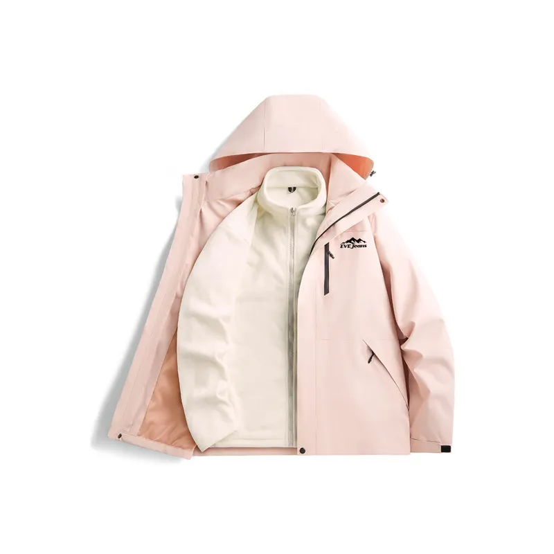 Yiwen Water Resistant Windproof Breathable Warm Windbreaker Jacket Unisex-4