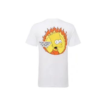 OFF WHITE Flamed Bart T Shirt