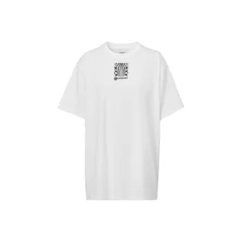 Burberry T Shirts Unisex White
