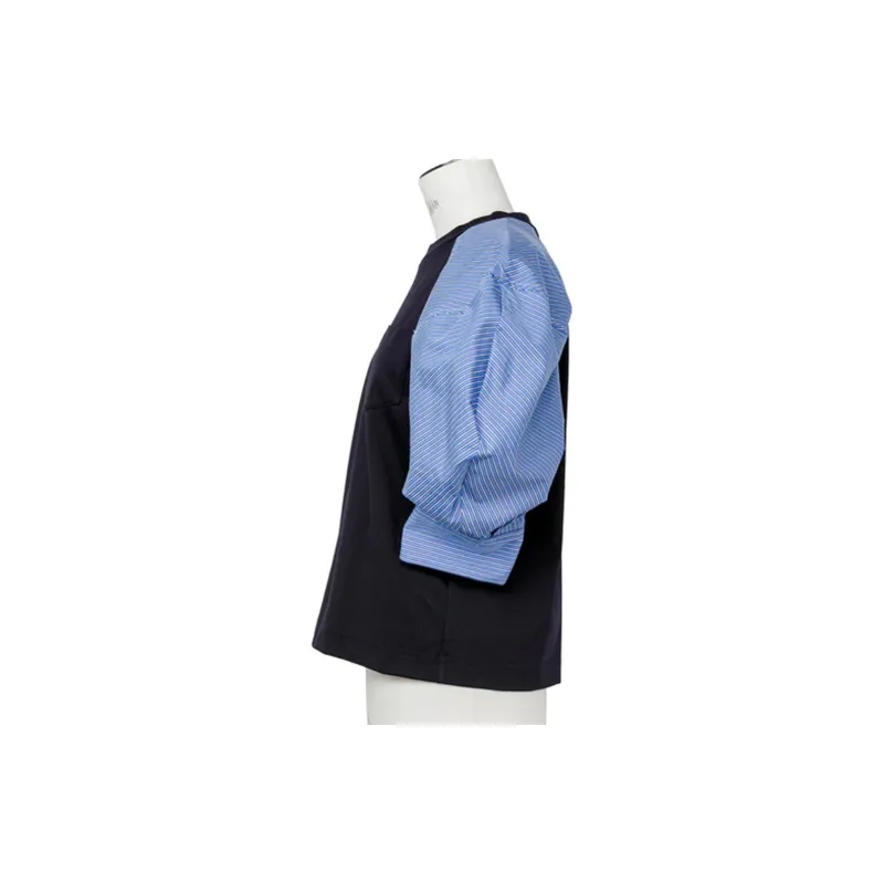 Sacai T Shirts Women's Navy-2