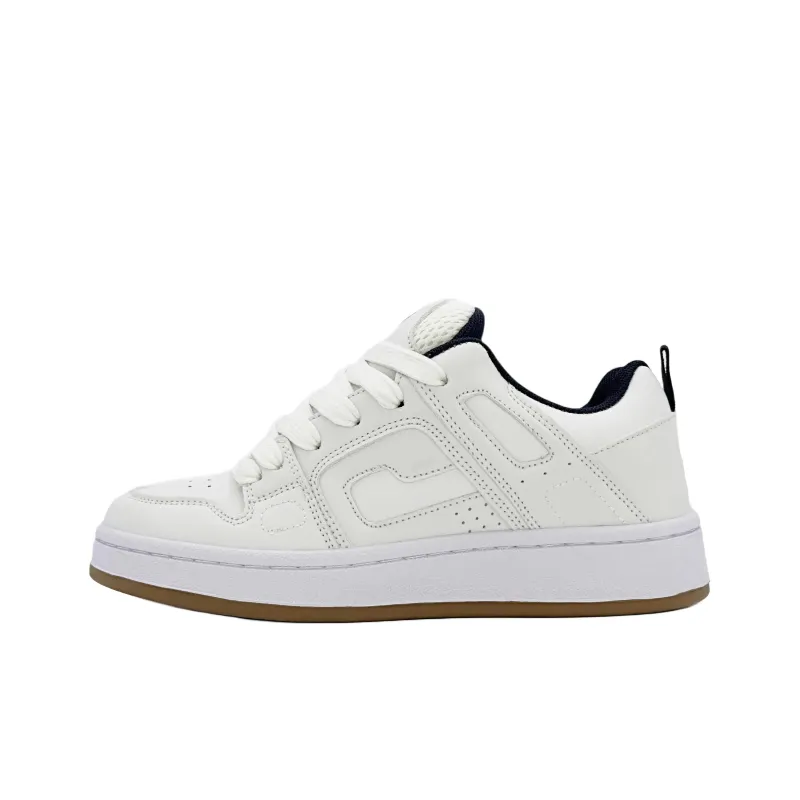 Anime Story Slip Resistant, Abrasion Resistant, Lightweight, Breathable Low Top Skateboard Shoes Women's White Blue-1