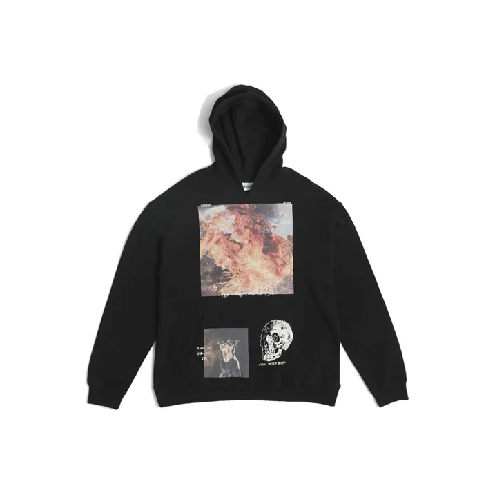 Profound Loose Fit Hoodie National Version Unisex Black-0