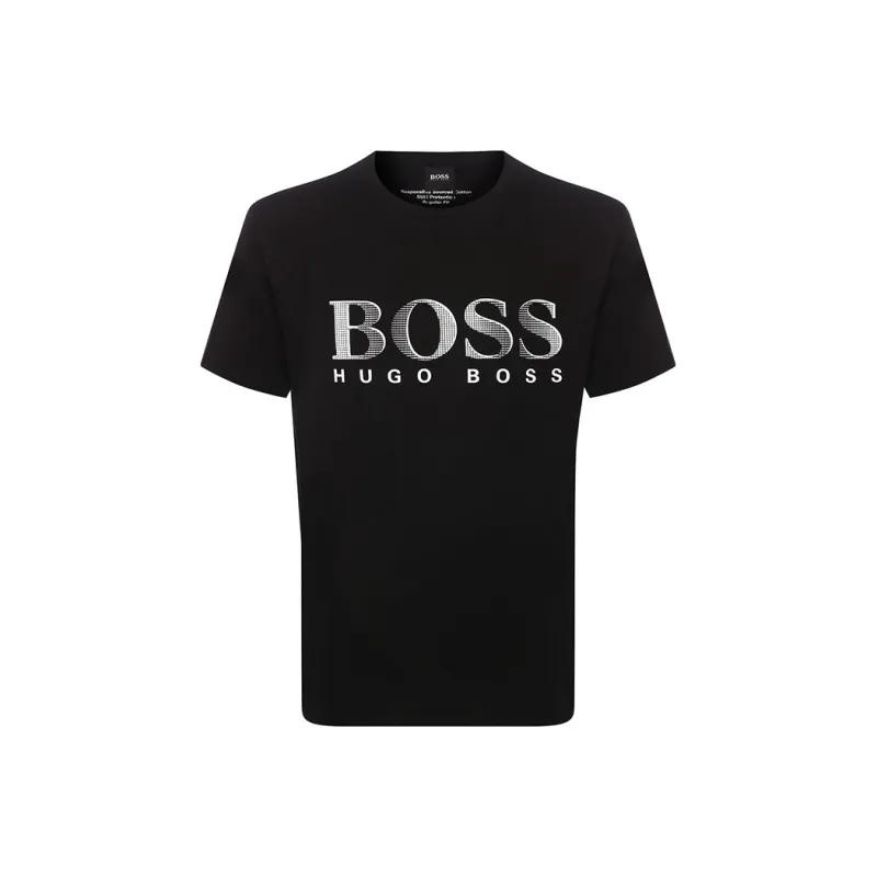 HUGO BOSS T-Shirts Men Black-0