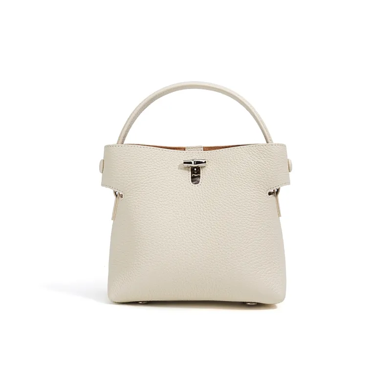 COURONNE Cow Leather Crossbody Bag, Bucket Bag, Handbag Regular Women's Multicolor-21