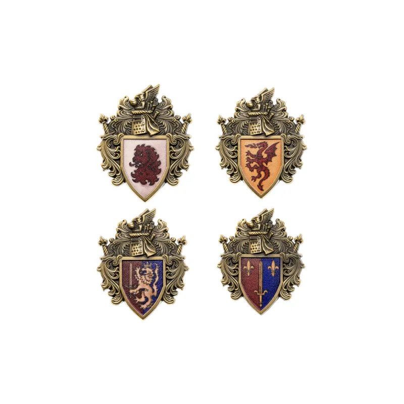STARFORGED Warhammer Old World Merch Batoania Knight Shield Emblem Carcassonne Army Flag Faction Brooch Badges-5