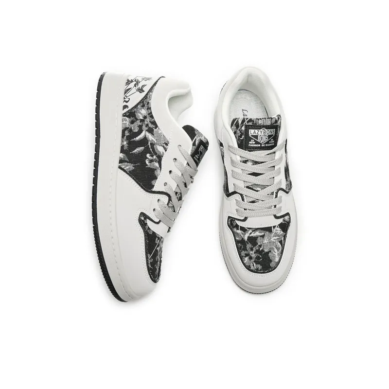 LAZY BONS Low Top Skateboard Shoes Unisex-10