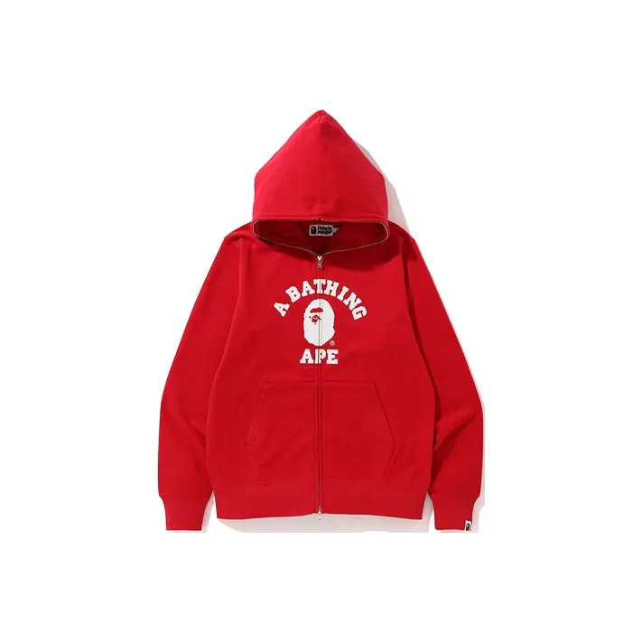 Bape College Full Zip Hoodie-1