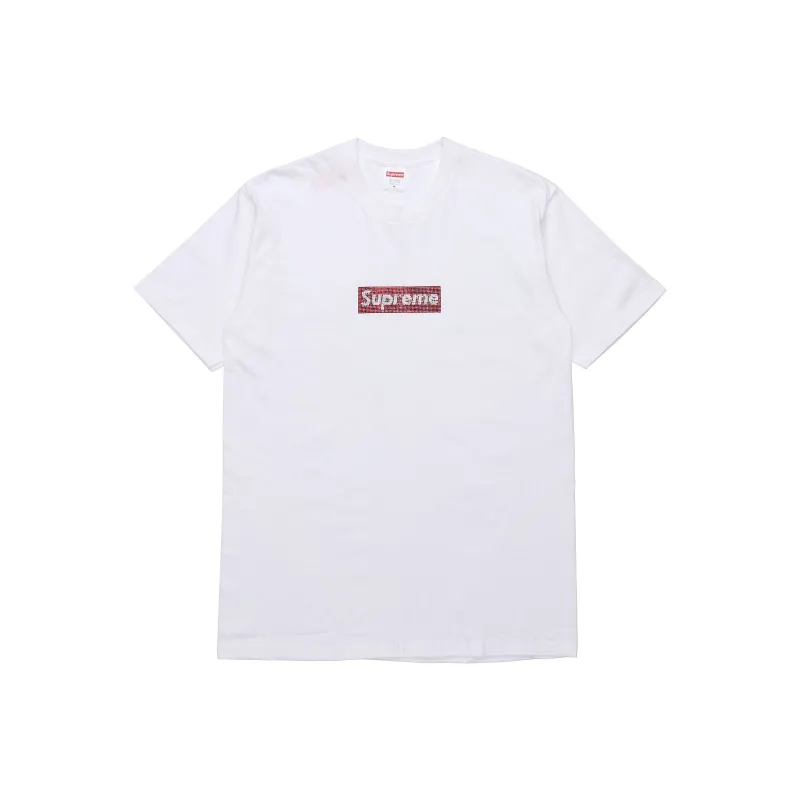 Supreme X Swarovski Box Logo T Shirt-0