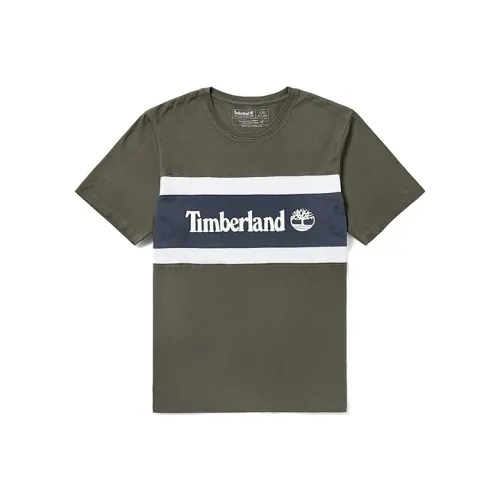 Timberland T-Shirts Men Army Green
