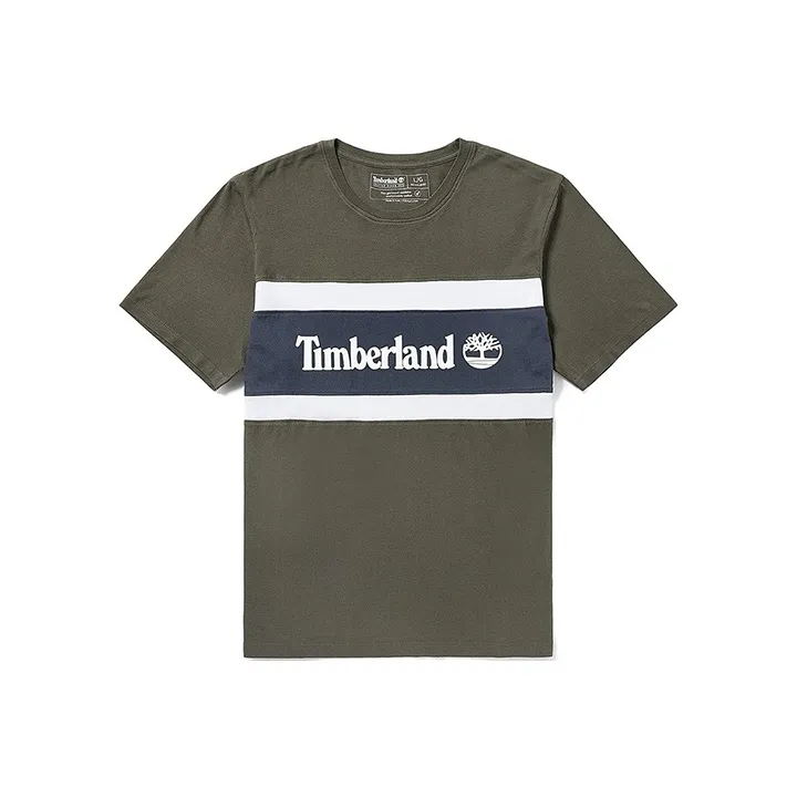Timberland T Shirts Men Army Green-0