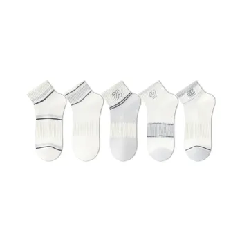 BOBONVSHEN Mid Calf Socks Unisex 5 Pack