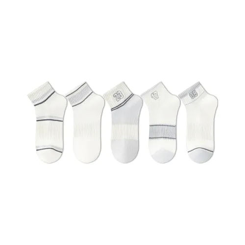 BOBONVSHEN Mid Calf Socks Unisex 5 Pack