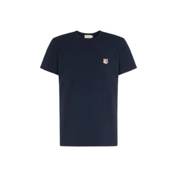 Maison Kitsune T Shirts Men Dark Blue