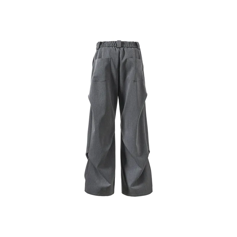 HOKLV Casual Pants Unisex White-7