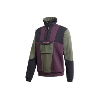 Adidas Originals Sweatshirts Men Black Green Purple Multicolor