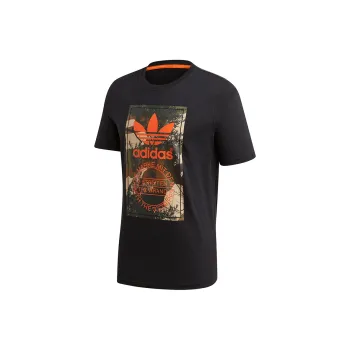 Adidas Originals Set in Sleeve T Shirt Men's Black