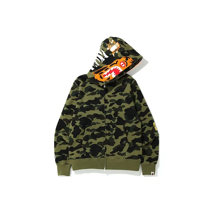 Bape 1st Camo Tiger Full Zip Hoodie-0