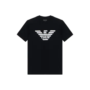 EMPORIO ARMANI Logo Printed Crewneck T Shirt