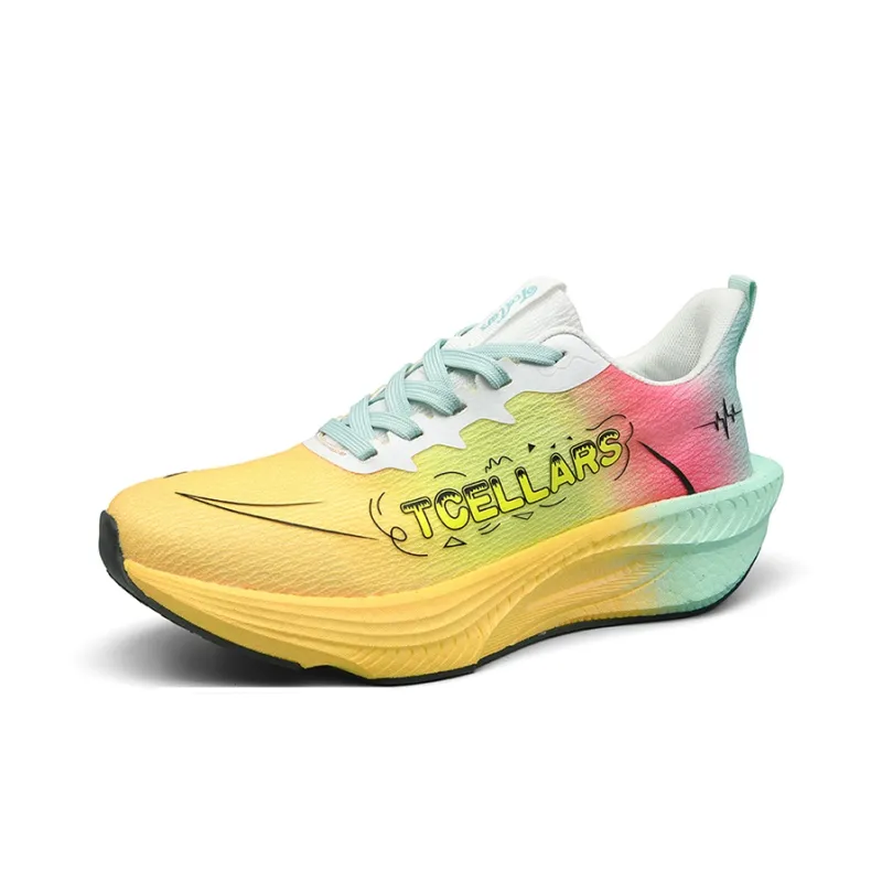 TCELLARS Cushioning Abrasion Resistant Lightweight Height Increasing Rebound Low Top Running Shoes Men's Exclusive Box-17