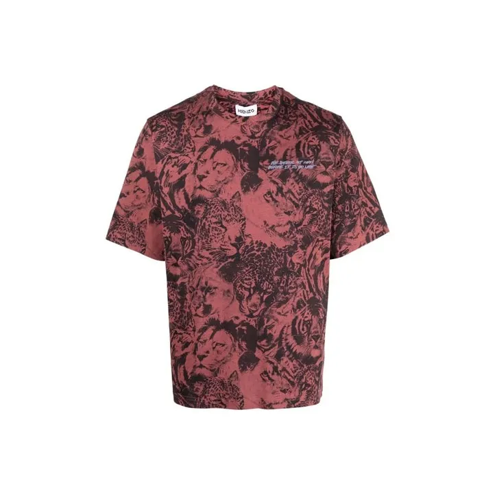 KENZO T Shirts Men Red-0