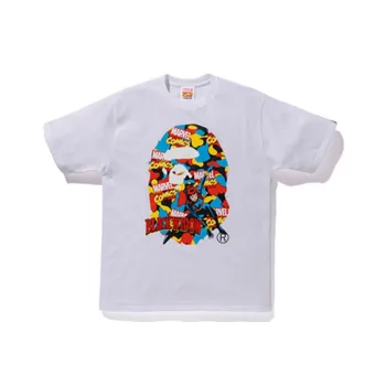 A BATHING APE X Marvel Comics Camo Back Widow Tee