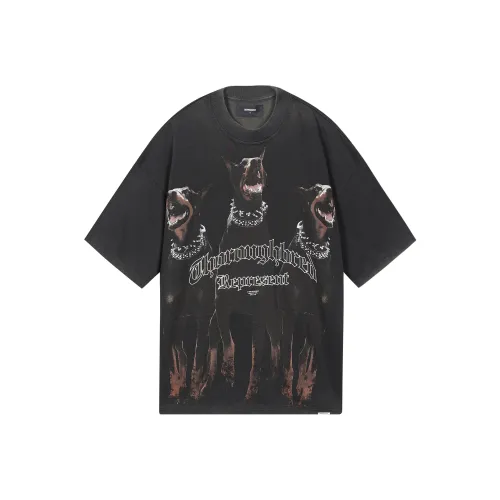 REPRESENT Thoroughbred T Shirt Vintage Black