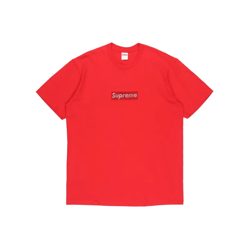 Supreme Swarovski Box Logo Tee-0