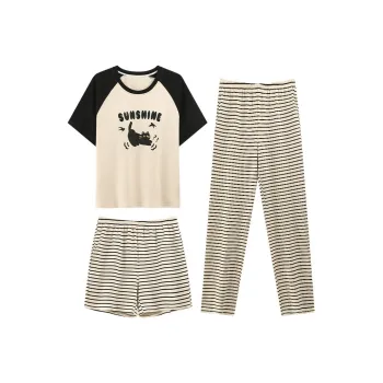 Ta Yan Pajama Set Women's Black