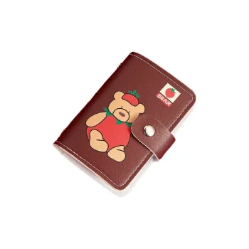 OUZIHUANG PU Card Holder Women's Multicolor