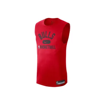 Nike T Shirt Bulls Team Men's Red
