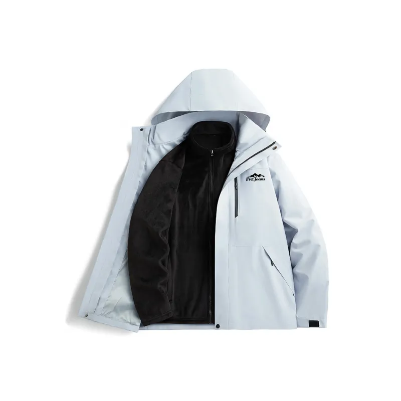 Yiwen Water Resistant Windproof Breathable Warm Windbreaker Jacket Unisex-3