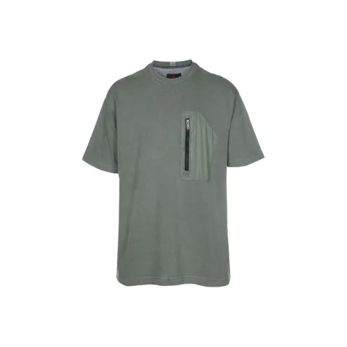 Jordan Drop Shoulder Sleeve T Shirt Men's Spiral Sage Green