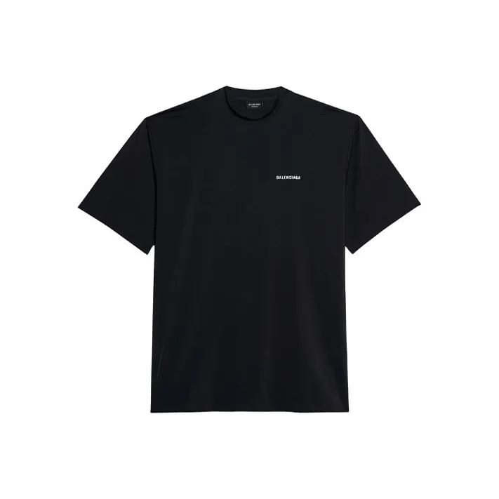 Balenciaga Lycra Large Fit Swim T shirt-0